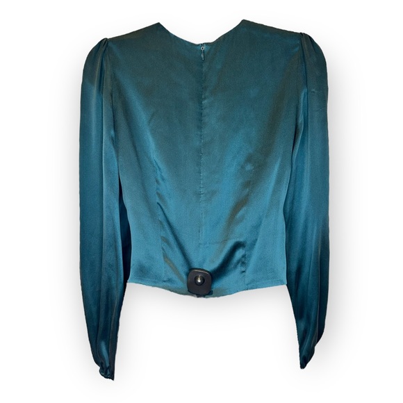 NWT Zimmermann long sleeve bodice blouse in Moss - Picture 2 of 2